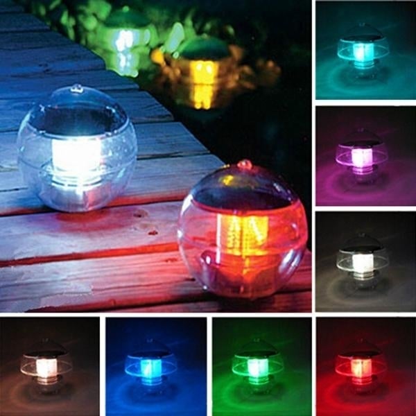 LED Solar Powered Light Garden Spot Lightt Landscape Floated Light Image 6