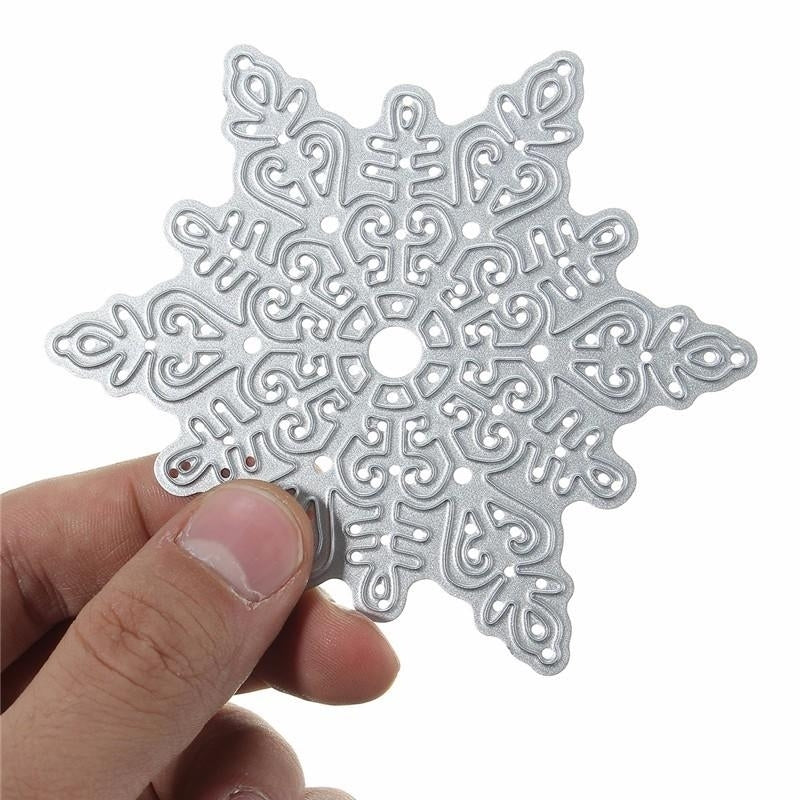 Metal Snowflake Christmas Cutting Dies DIY Scrapbooking Album Paper Card Decor Image 2