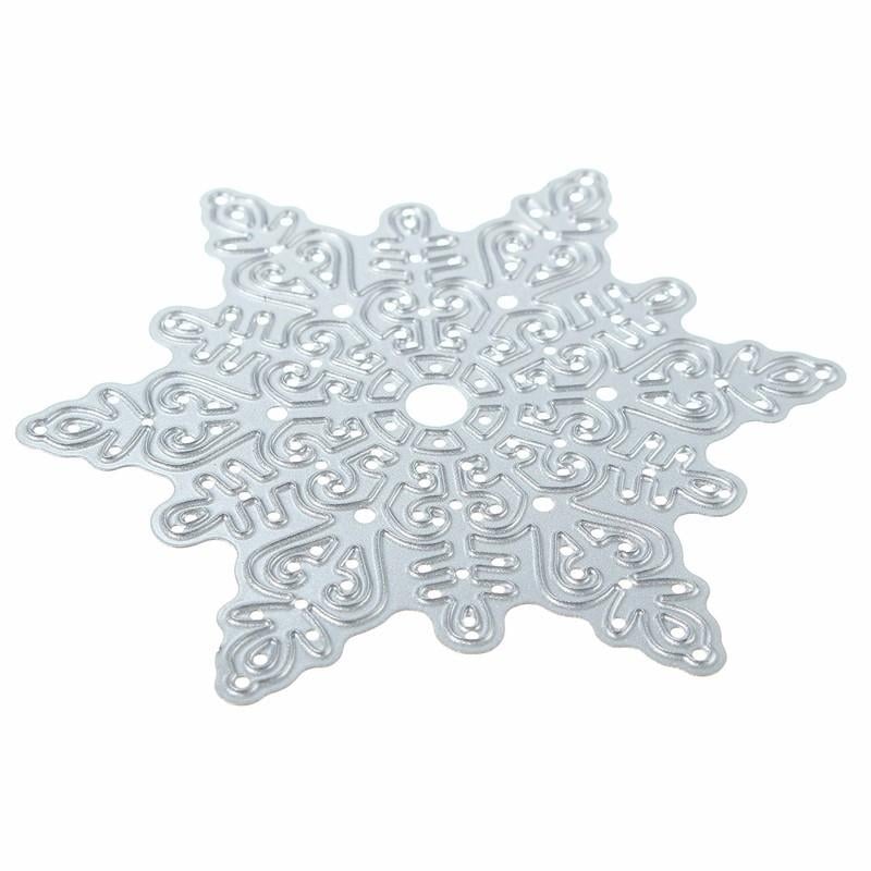 Metal Snowflake Christmas Cutting Dies DIY Scrapbooking Album Paper Card Decor Image 3