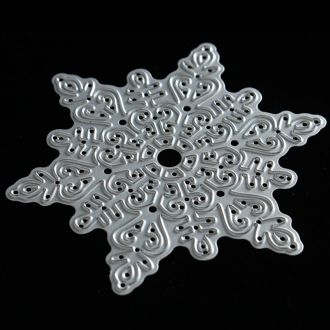 Metal Snowflake Christmas Cutting Dies DIY Scrapbooking Album Paper Card Decor Image 5