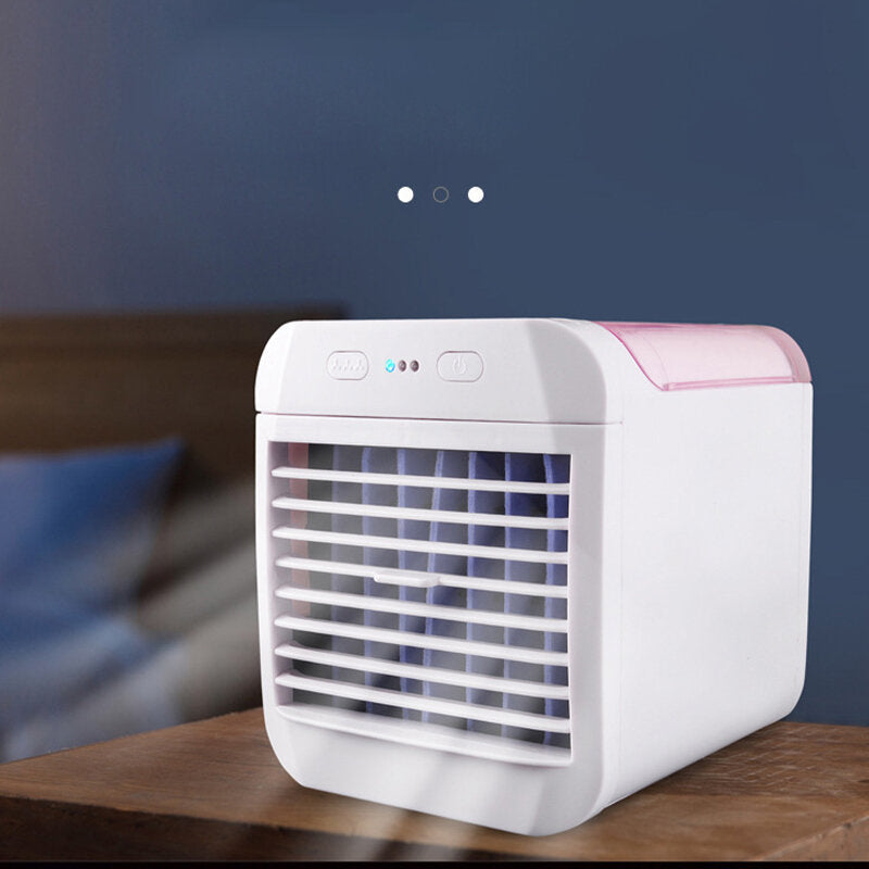 Mini Chiller Three-position Adjustment Desktop Cooling Air Conditioning Fan Indoor Desktop Portable Silent Fan Image 6