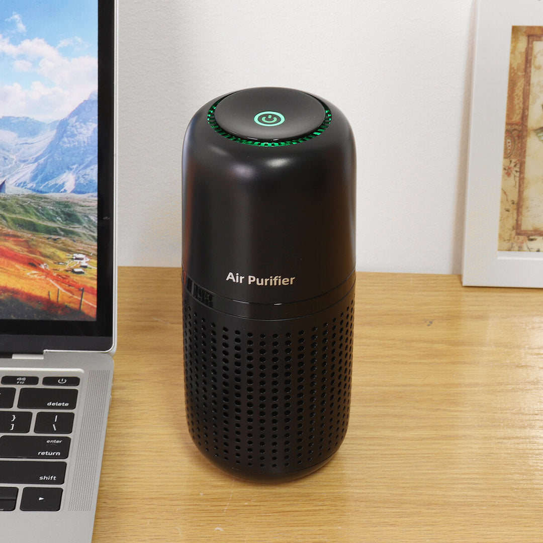 Mini Car Air Purifier 800mAh Battery Life USB Charging Low Noise Removal of Formaldehyde PM2.5 for Home Office Image 9