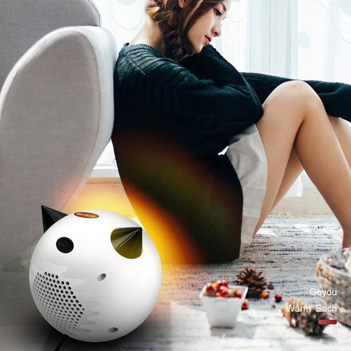 Mini Desktop Electric Heater Household Fast Heater Warm Machine Low Noise for Office Home Dorm Image 2