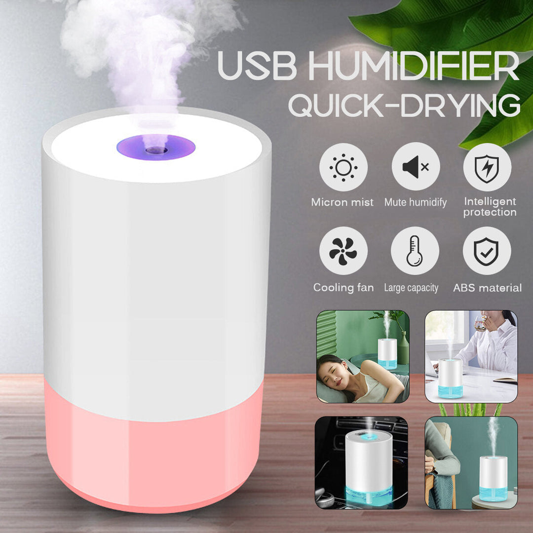 Mini Desktop 320ml Smart Air Humidifier for Home Car USB Charging 3D Nano-mist Low Noise DTTT Image 6