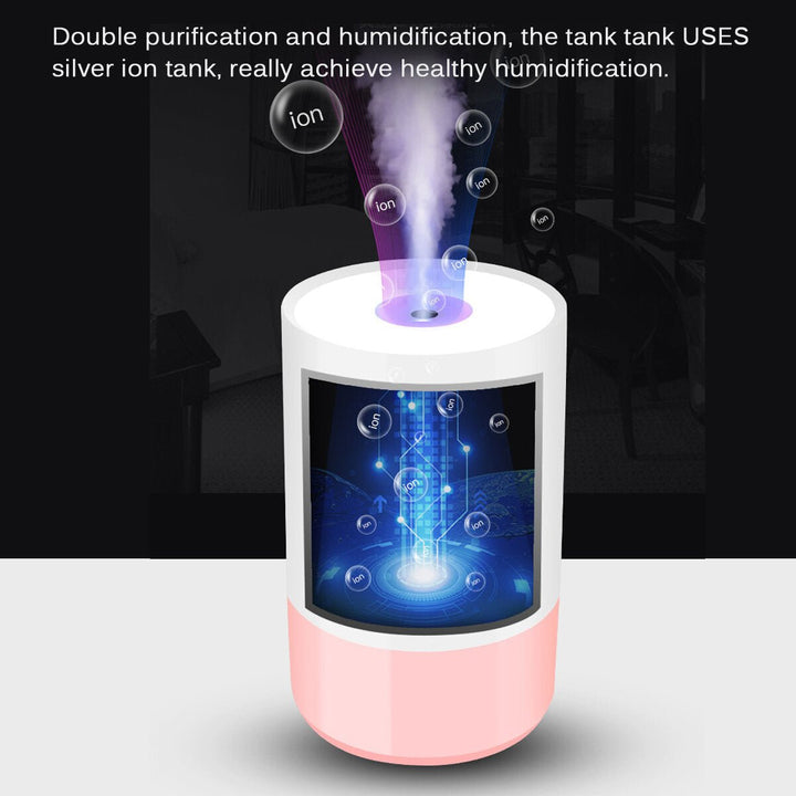 Mini Desktop 320ml Smart Air Humidifier for Home Car USB Charging 3D Nano-mist Low Noise DTTT Image 7