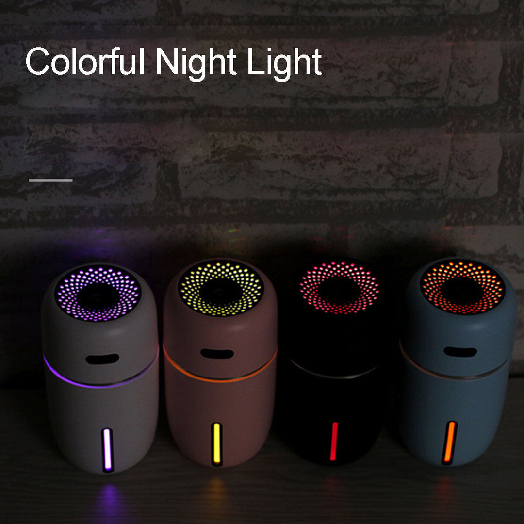 Mini Desktop Ultrasonic Humidifier Aroma Diffuser with Color Lights USB Charing Air Purifier Low Noise for Home Bedroom Image 5