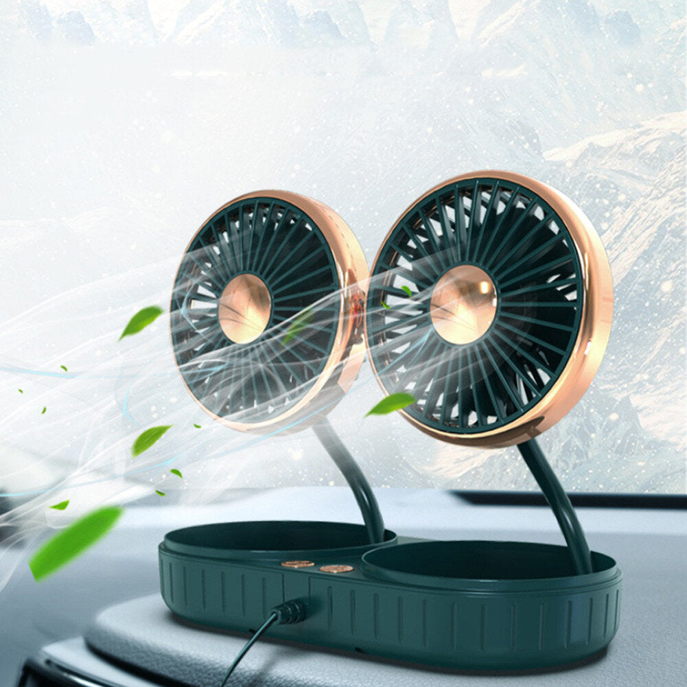 Mini Electric Cooling Fan 3 Speed 5 Blade 360 Rotatable USB Air Fan Car Fan Outdoor Travel Home Office Image 5