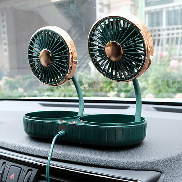 Mini Electric Cooling Fan 3 Speed 5 Blade 360 Rotatable USB Air Fan Car Fan Outdoor Travel Home Office Image 6