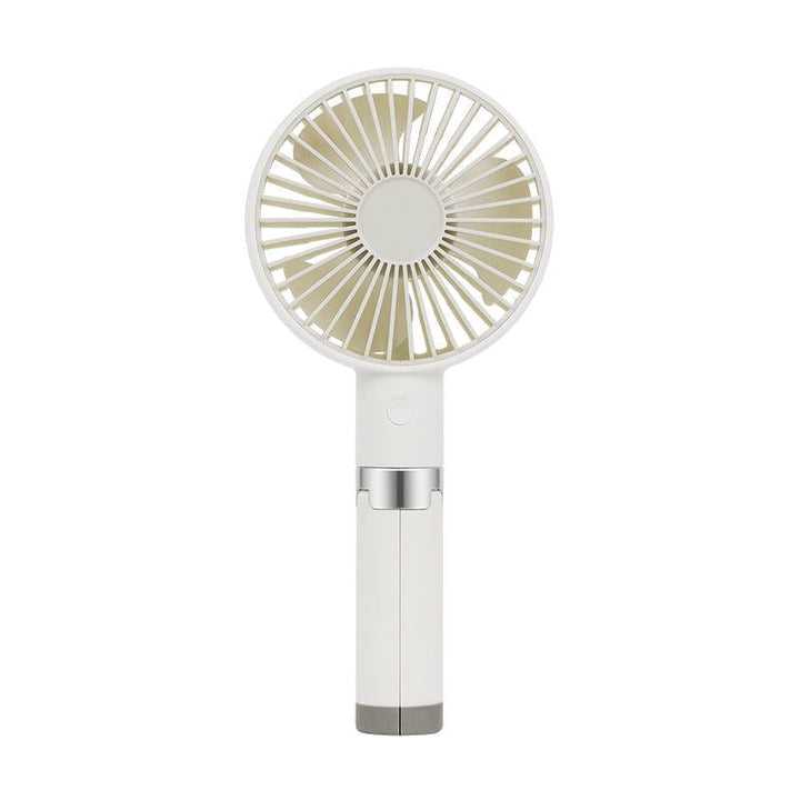 Mini USB Portable Charging Desktop Fan Tripod Handheld Fan Stowable Bracket with USB Charging 2000mAh Battery Capacity Image 2