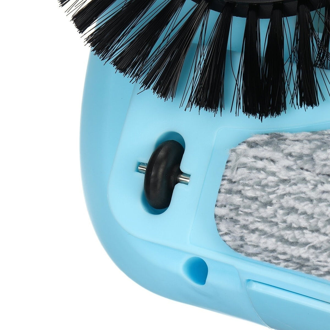 Mopping Machine Spin Hand Push Sweeper 360 Brush Sweeper Tool Adjustable Floor Cleaner Image 6