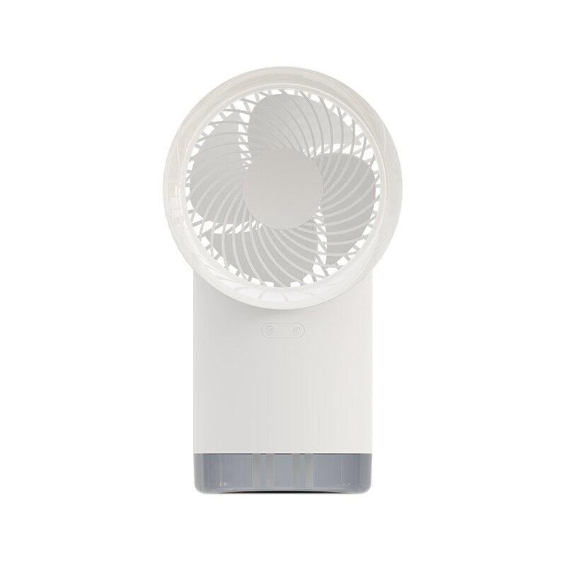 Multi-functional USB Fan Rechargeable Summer Cooling Spray Humidifier Purifier Desktop Air Conditioner for Camping Image 1