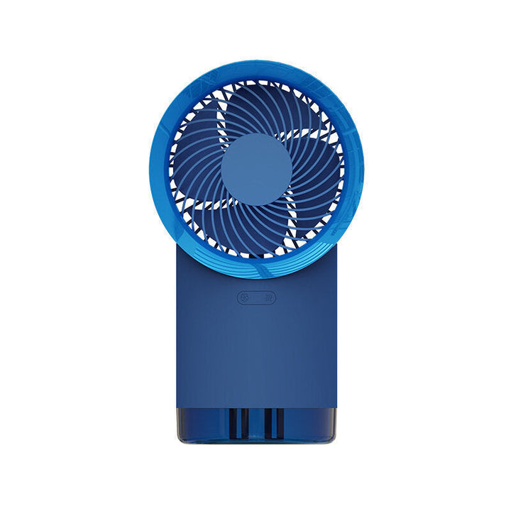 Multi-functional USB Fan Rechargeable Summer Cooling Spray Humidifier Purifier Desktop Air Conditioner for Camping Image 7