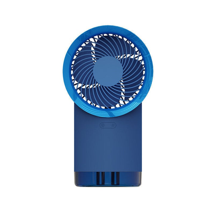 Multi-functional USB Fan Rechargeable Summer Cooling Spray Humidifier Purifier Desktop Air Conditioner for Camping Image 1