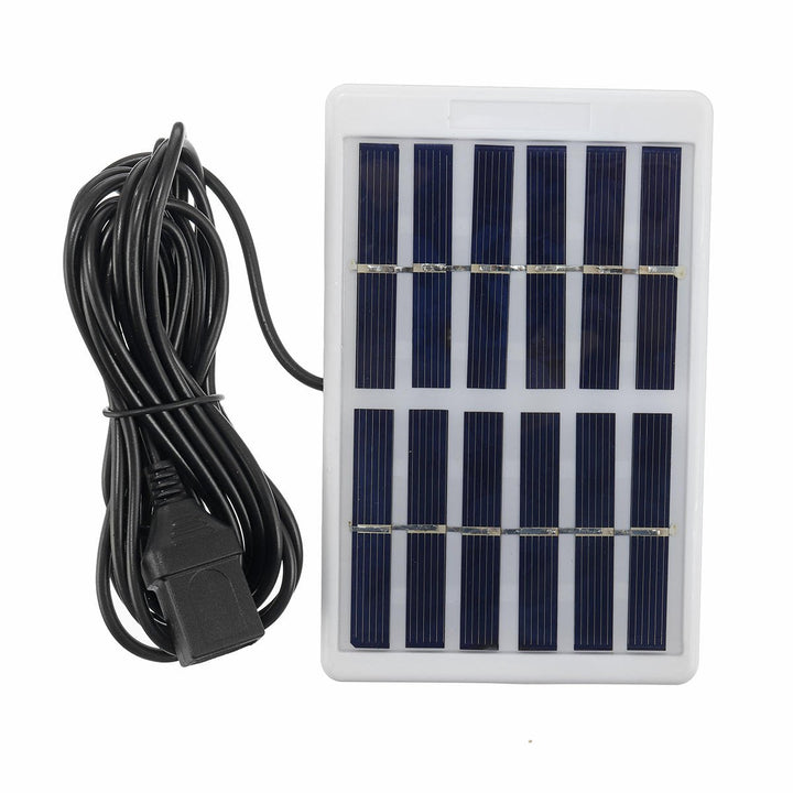 Mini Solar Power Panel Fan 4W Portable Fan Desk Cooling USB Cell Cooler Outdoor Image 2