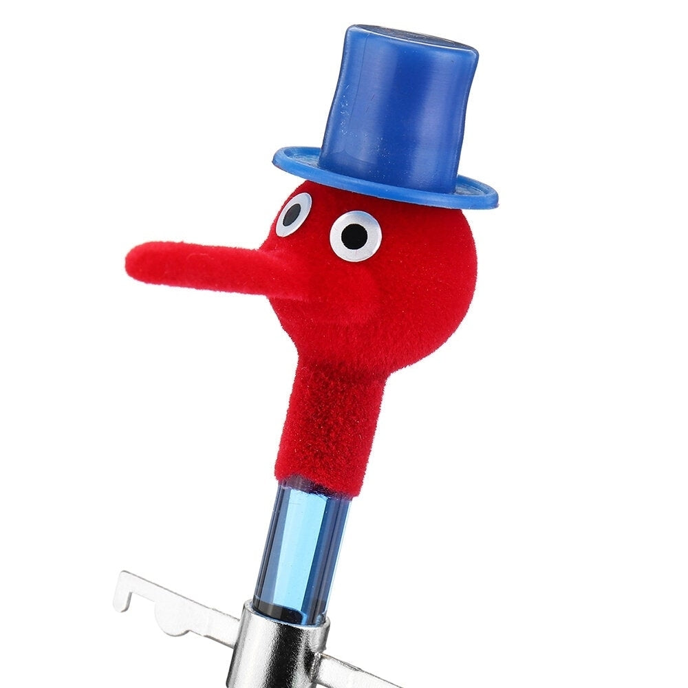 Novelty Dippy Drinking Bird With Plastic Glass Image 6