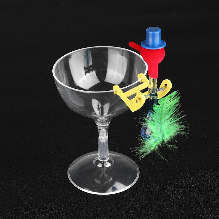 Novelty Dippy Drinking Bird With Plastic Glass Image 9