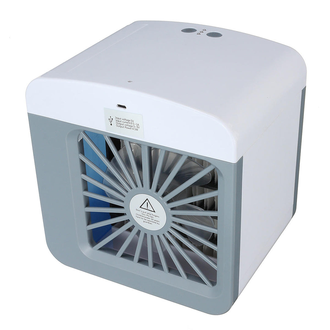 Personal Air Conditioner Cooler with Humidifier USB Mini Portable Cooling Fan 3 speed Image 5