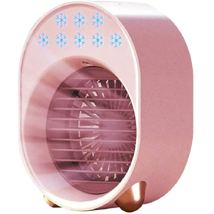 Neck Fan Summer Air Cooling Conditioner Fan Double Wing Portable Silent Foldable Home Sports Pocket Fan Image 1