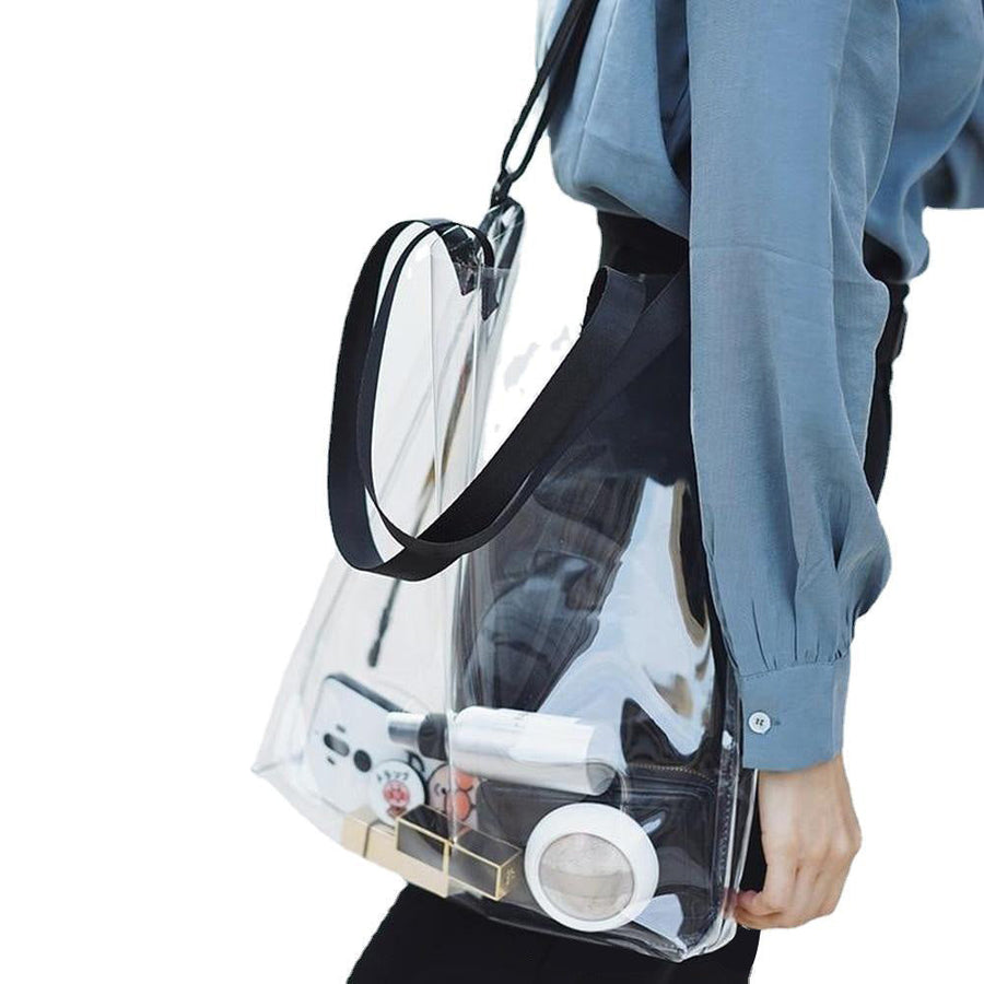 Transparent Bag for Women Clear Shoulder Bag Female Handbags Women Versatile Messenger Bag Shoulder Fashion Bag Image 1