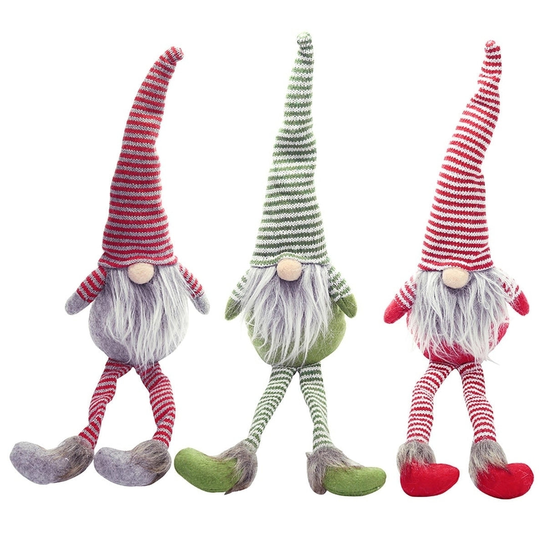 Non-Woven Hat With Long Legs Handmade Gnome Santa Christmas Figurines Ornament Decorations Toys Image 1