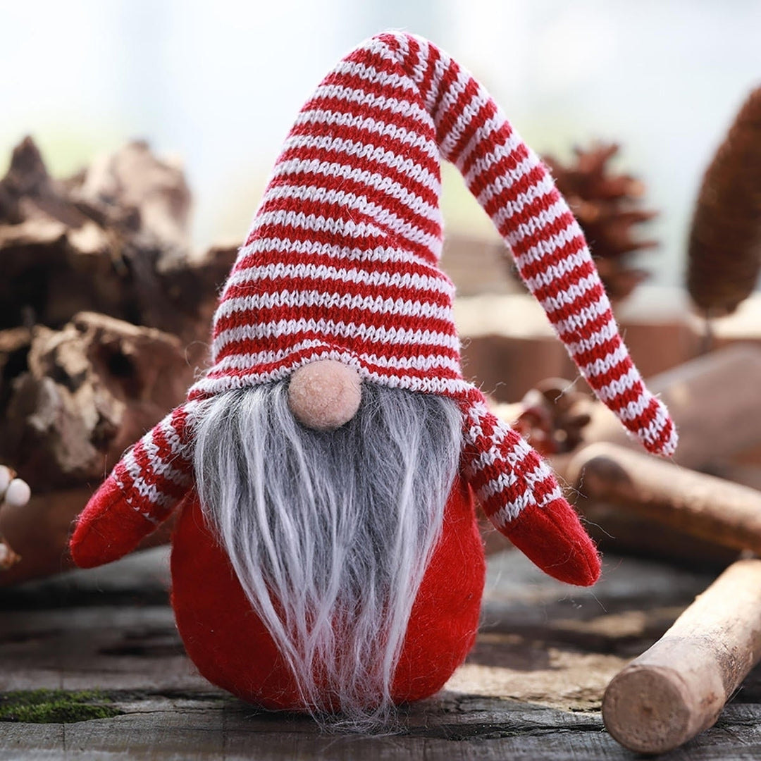 Non-Woven Hat With Long Legs Handmade Gnome Santa Christmas Figurines Ornament Decorations Toys Image 8