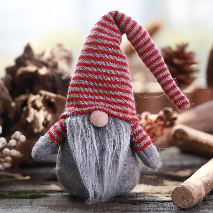 Non-Woven Hat With Long Legs Handmade Gnome Santa Christmas Figurines Ornament Decorations Toys Image 9