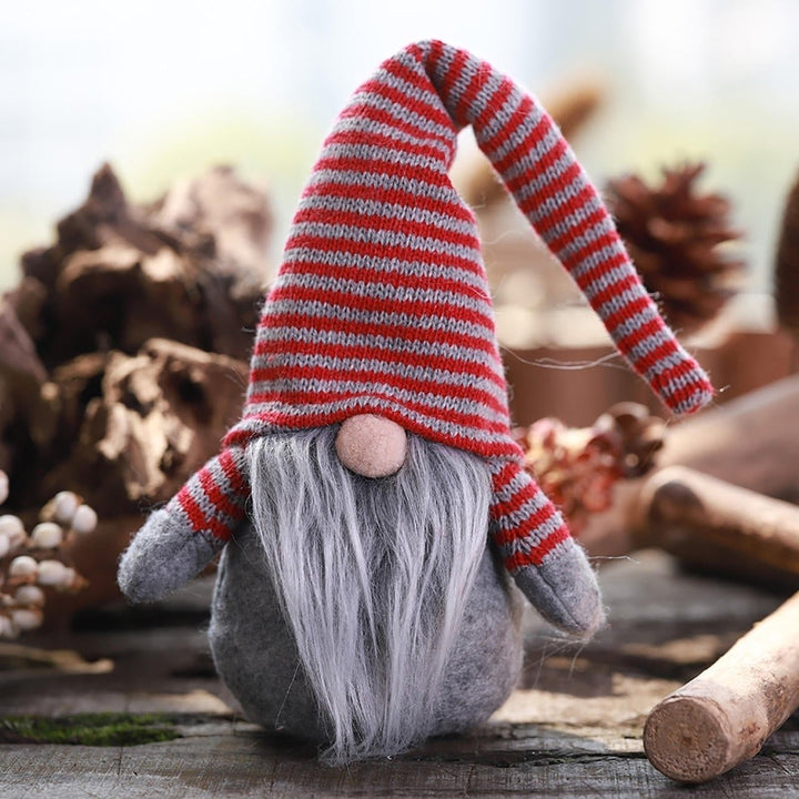 Non-Woven Hat With Long Legs Handmade Gnome Santa Christmas Figurines Ornament Decorations Toys Image 1