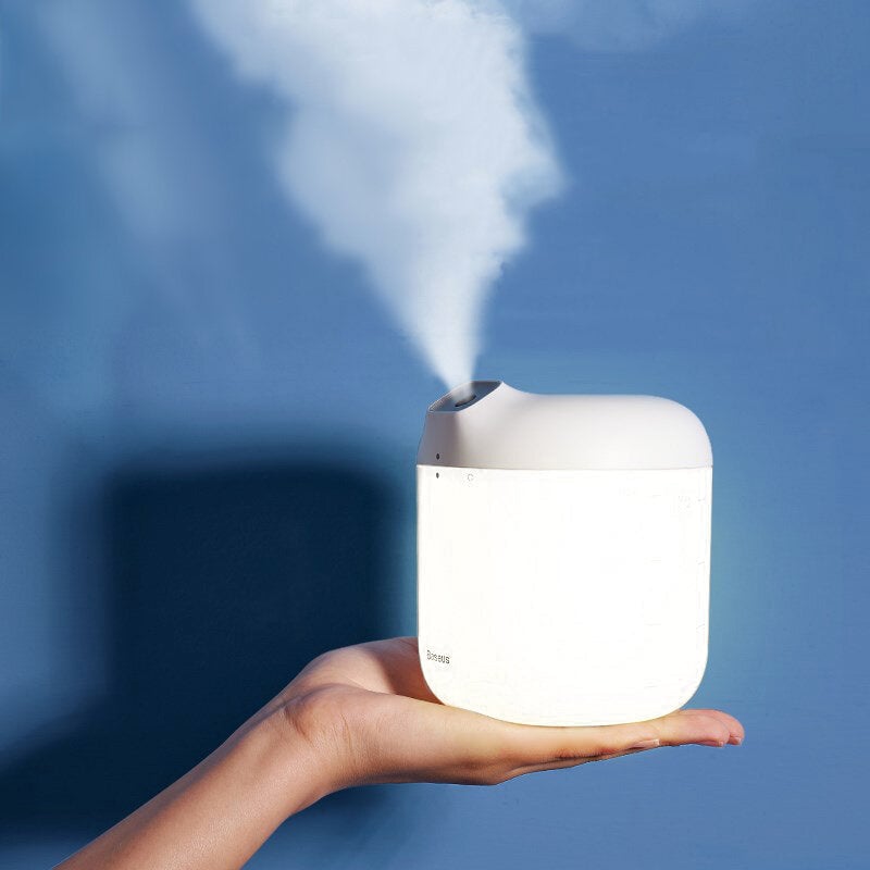 Portable Humidifier Mute Air Purification with LED Lamp Fogger Mist Maker USB Charging for Home BedroomOffice Image 7