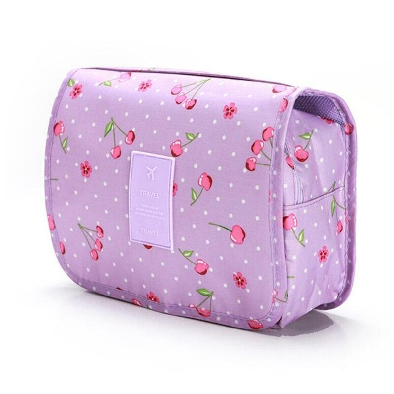 Nylon Travel Set Makeup Bag High Capacity Cosmetic Bags For Women Bathroom Toiletry Make Up Organizer Pouch Hanging Image 6