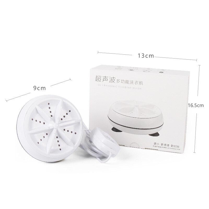 Portable Mini Turbine Clothes Washing Machine Compact Ultrasonic Washer Image 4