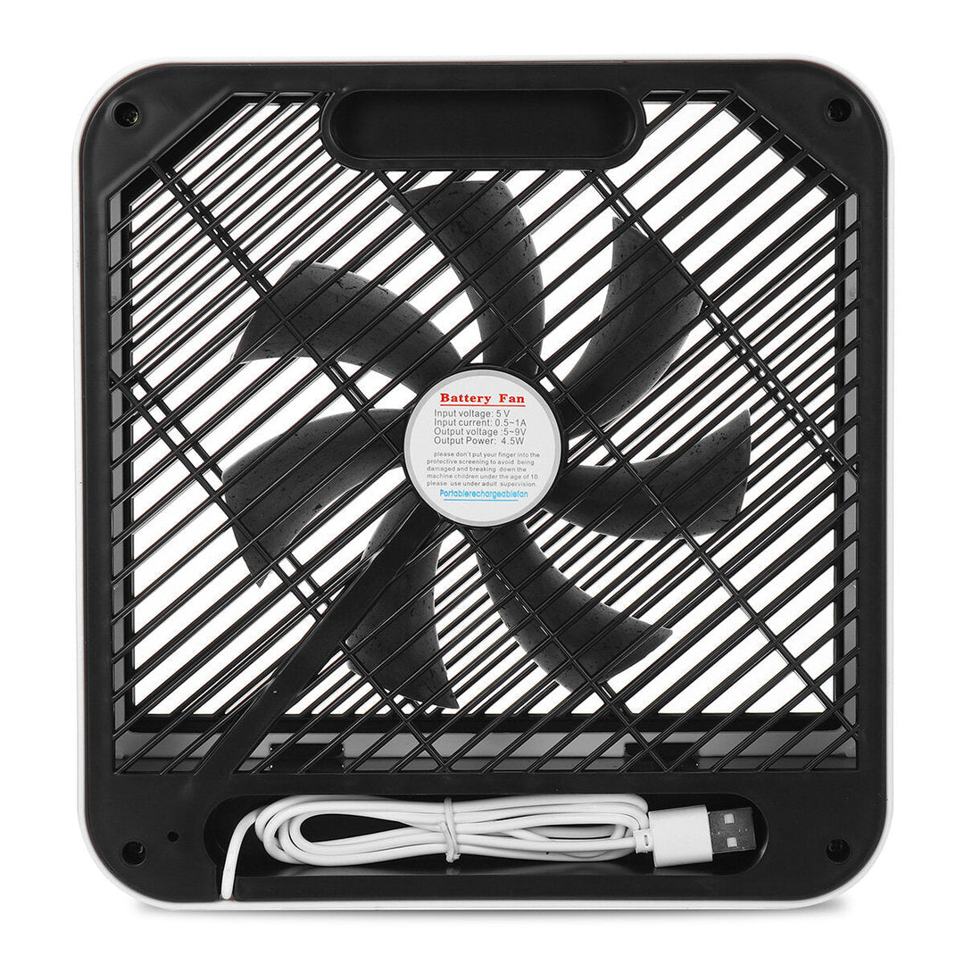 Portable Air Cooling Fan Conditioner 2 Speeds Low Noise USB Mini Cooler Fans Image 3