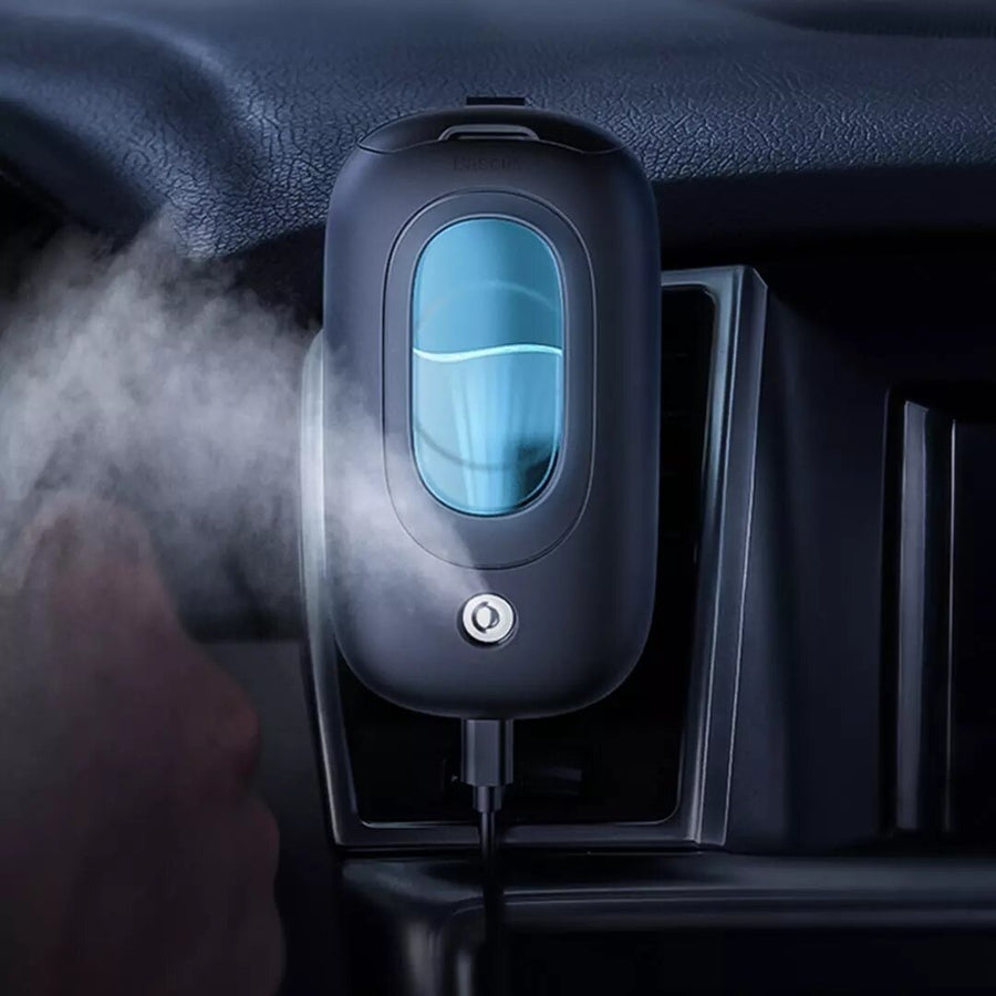 Portable Car Mini Magnetic Spray Air Humidifier Aroma DiffuserUSB Charging Nano Atomization Image 1