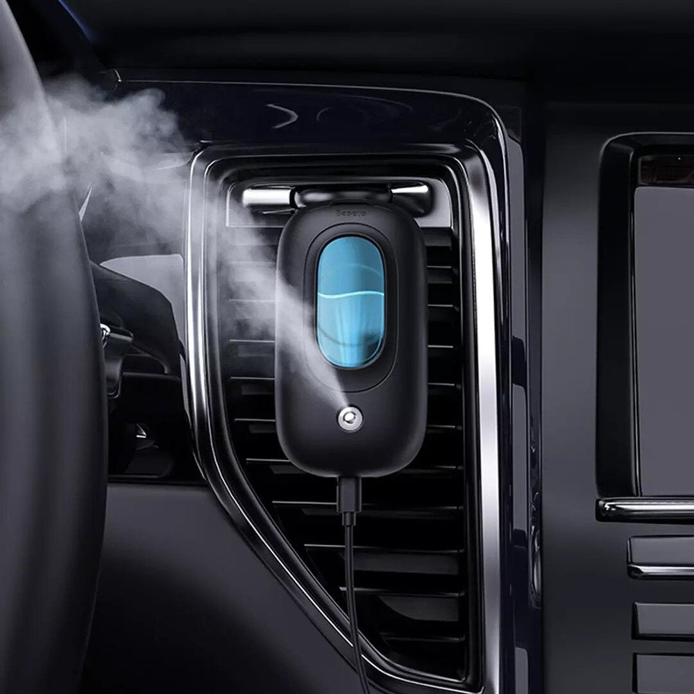 Portable Car Mini Magnetic Spray Air Humidifier Aroma DiffuserUSB Charging Nano Atomization Image 2