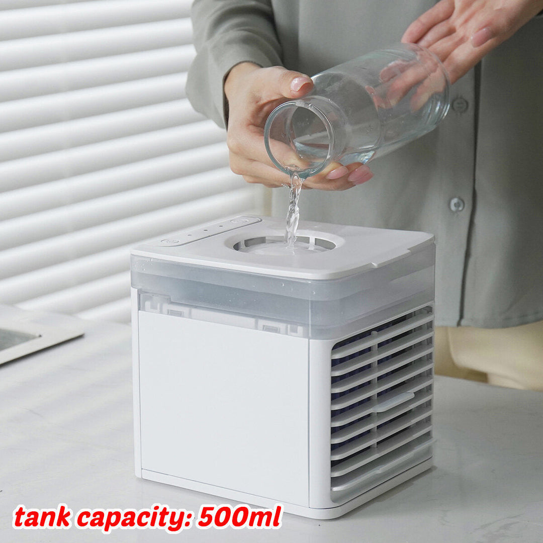 Portable Mini Air Conditioner Cooler Purifier AC Fan Humidifier Home Office Image 4