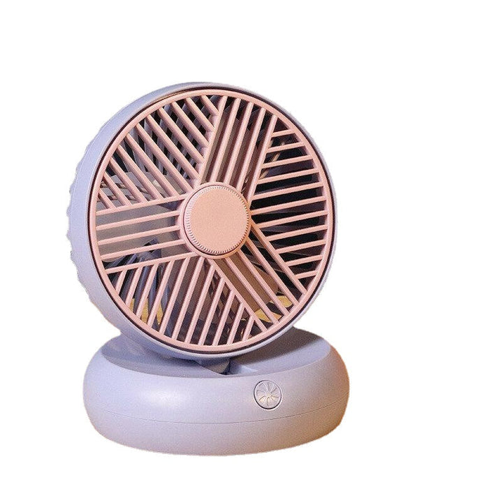 Portable Mini Desktop Fan Adjustable Angle USB Air Cooler 2 Gears Wind Speed for Outdoor Home Office Image 6