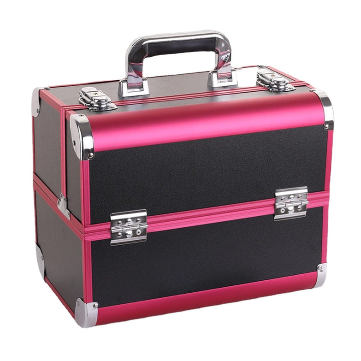 Portable Professional Cosmetic Bag Suitcases For Cosmetics Large Capacity Women Travel Makeup Bags Box Manicure Image 8