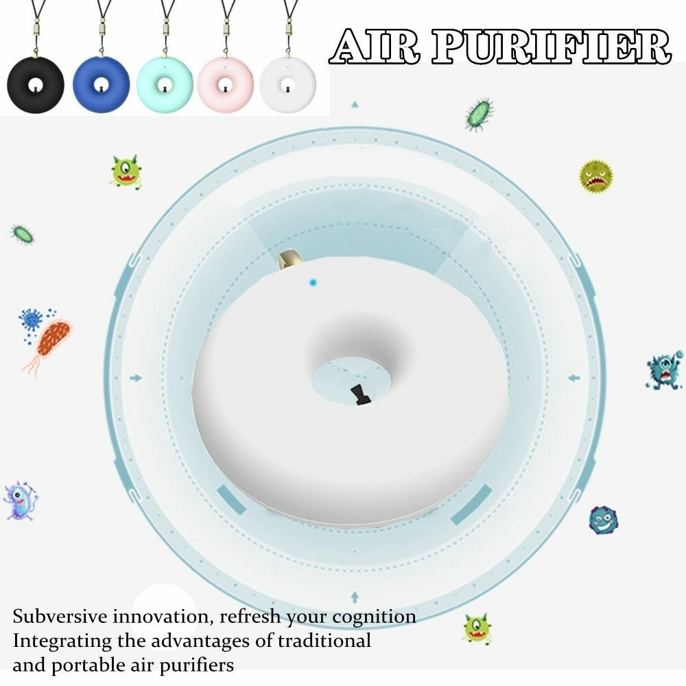 Portable Small Anion Air Purifier with Neck to Remove Formaldehyde and Settle PM2.5 Dust Pollen Image 7