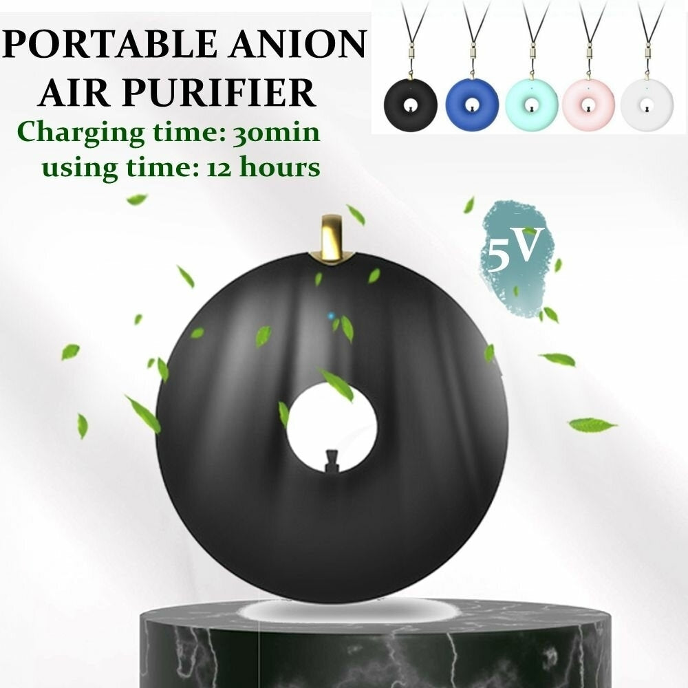 Portable Small Anion Air Purifier with Neck to Remove Formaldehyde and Settle PM2.5 Dust Pollen Image 8