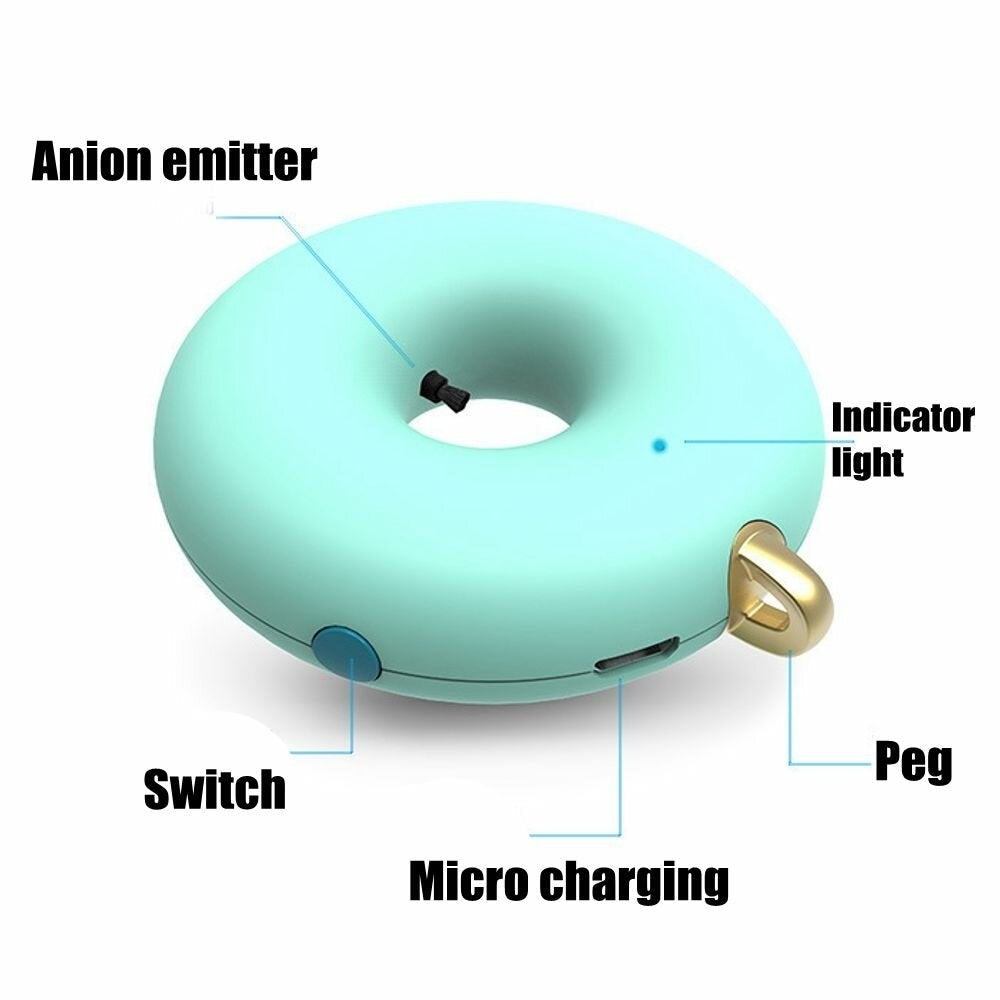 Portable Small Anion Air Purifier with Neck to Remove Formaldehyde and Settle PM2.5 Dust Pollen Image 9