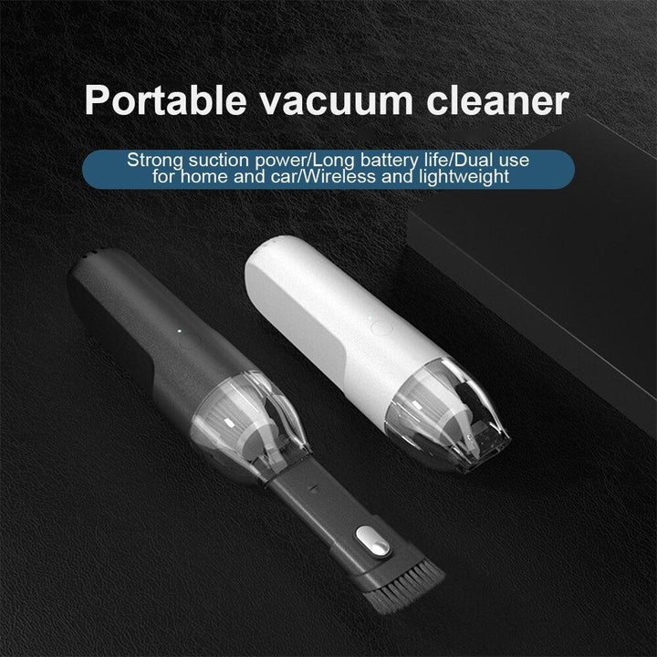 Portable Wireless Vacuum Cleaner 5000Pa Strong 2000mAh Battery Life Low Noise Lightweight for Car Home Image 4