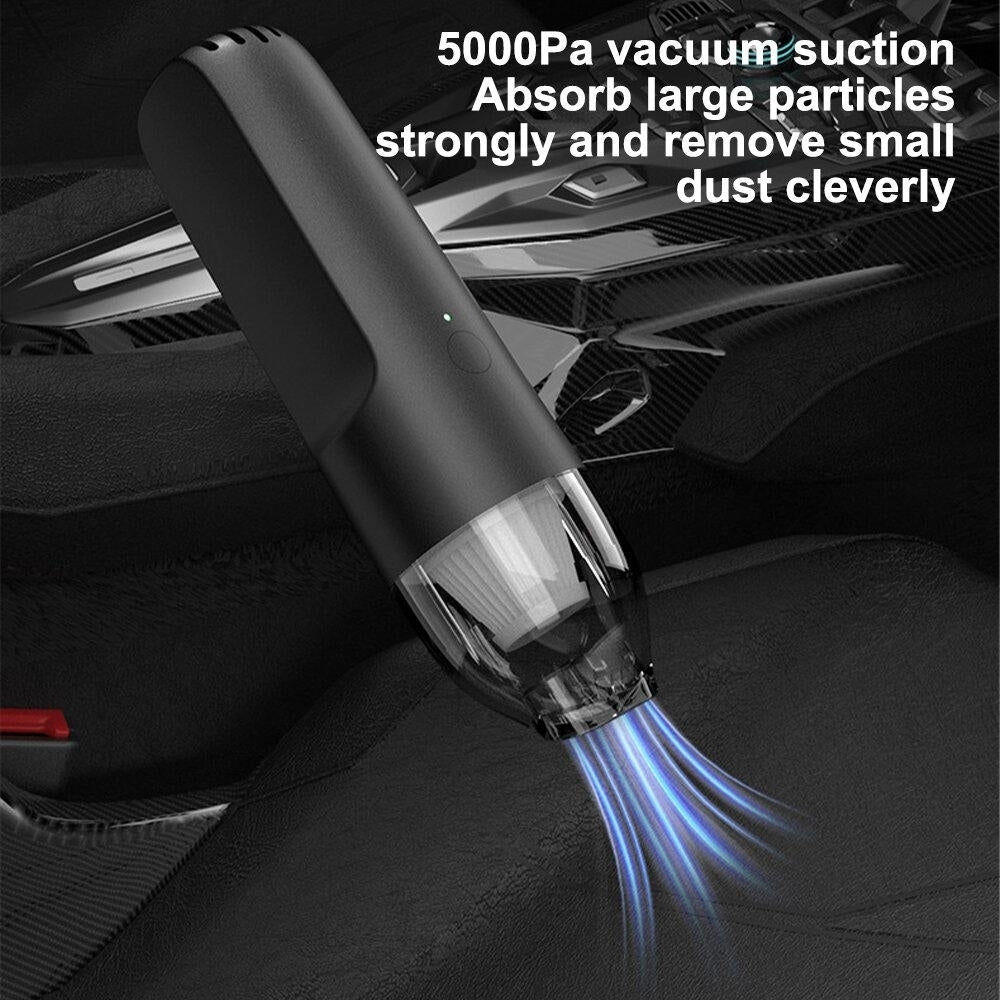 Portable Wireless Vacuum Cleaner 5000Pa Strong 2000mAh Battery Life Low Noise Lightweight for Car Home Image 5