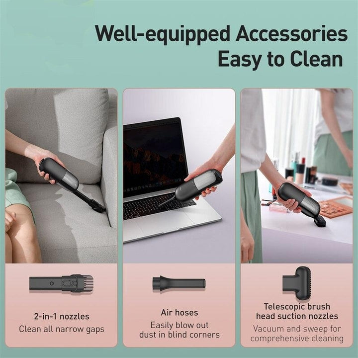 Portable Wireless Handheld Vacuum Cleaner Dust Catcher 45W 3800Pa Strong Suction Robot Auto Desktop Cleaners for Home Image 6