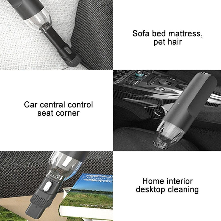 Portable Wireless Vacuum Cleaner 5000Pa Strong 2000mAh Battery Life Low Noise Lightweight for Car Home Image 8