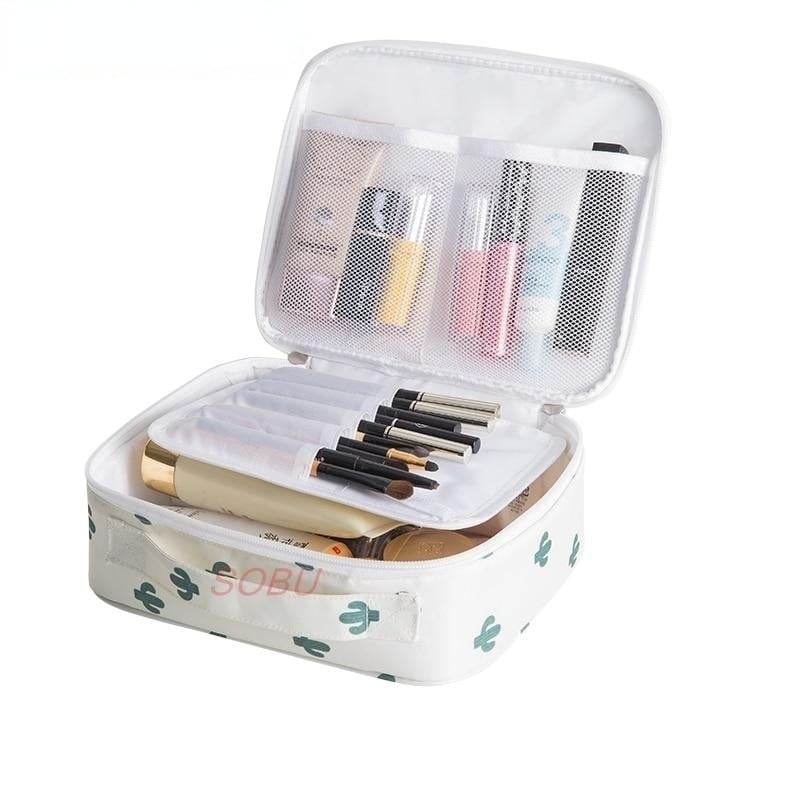 Printing Makeup Bags With Multicolor Pattern Women Cosmetic bag Case Make Up Organizer Toiletry Storage Travel Wash Image 1