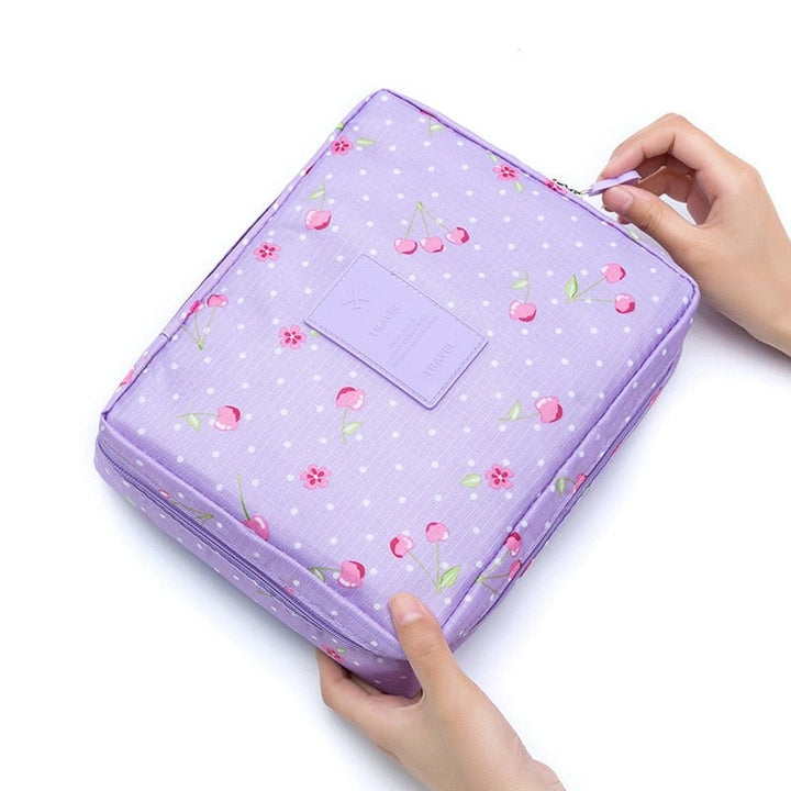 Printing Makeup Bags With Multicolor Pattern Women Cosmetic bag Case Make Up Organizer Toiletry Storage Travel Wash Image 1