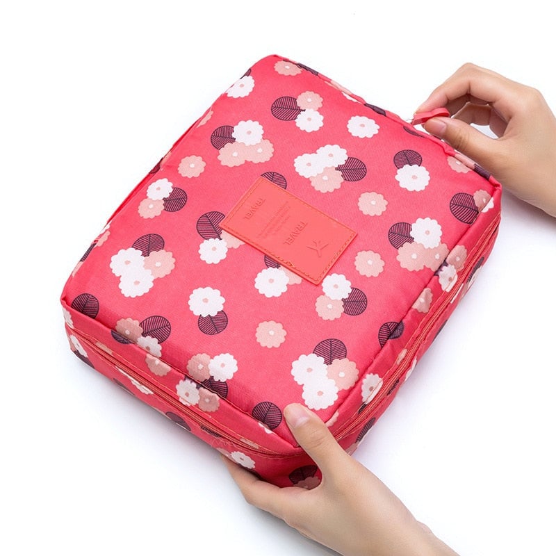 Printing Makeup Bags With Multicolor Pattern Women Cosmetic bag Case Make Up Organizer Toiletry Storage Travel Wash Image 1