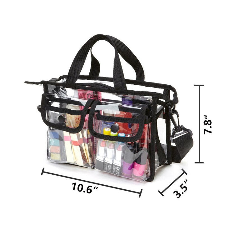 PVC Ladies Handbag Large Capacity Transparent Messenger Bag Beach Waterproof Special Bag Outdoor Shoulder Bag Travel Image 9