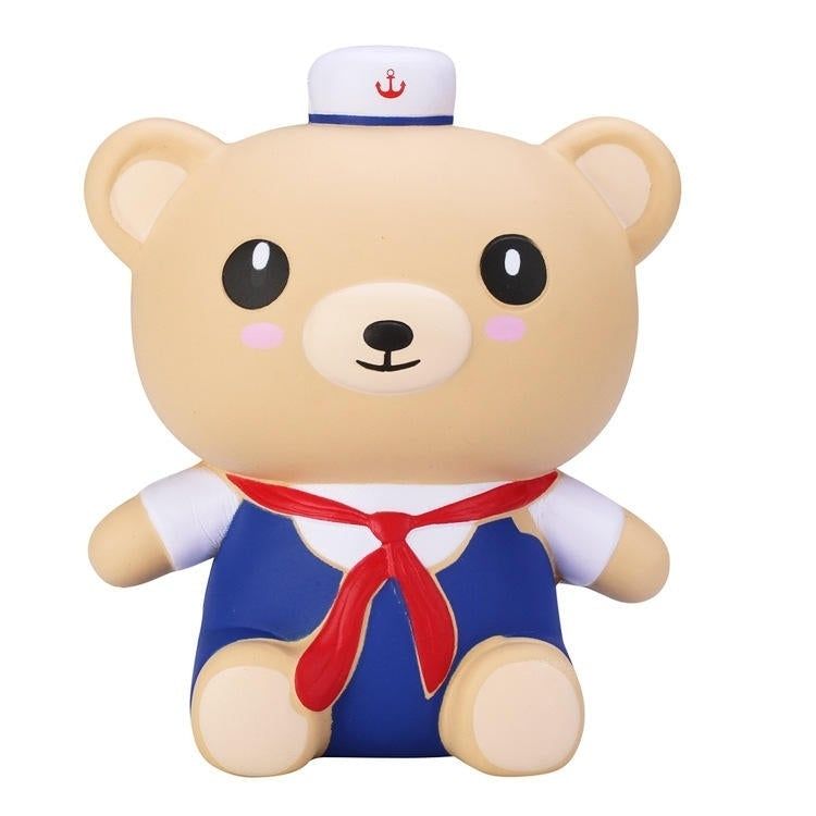 Sailor Bear Squishy 17CM Navy Boy Blue Suit Scented Gift Collection With Packaging,DTTT Image 2