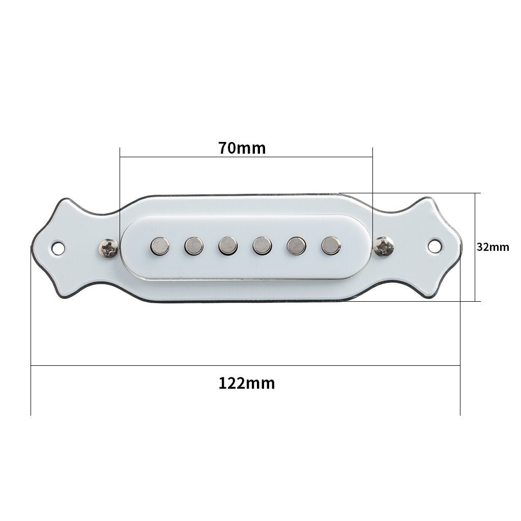 Sound Hole Magnetic Pickup for Folk Acoustic Electric Guitar With Knobs Pots Image 4