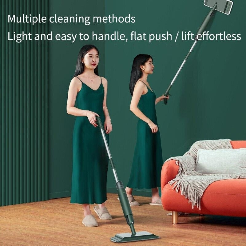 Spray Mop Wet and dry Dual Use 280ml Water Tank Capacity with 3-layer Composite Structure Mop Cloth Image 2